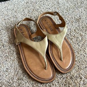 Golden sandals